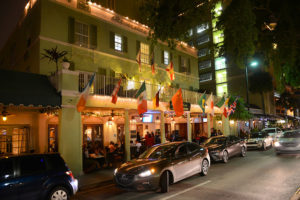 Las Olas Boulevard at night, Fort Lauderdale, Florida